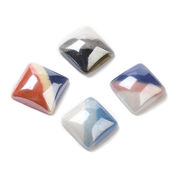 PandaHall Two Tone Glass Cabochons, Square, Mixed Color, 10~10.5x10~10.5x4mm Glass Square Multicolor
PandaHall Two Tone Glass Cabochons, Square, Mixed Color, 10~10.5x10~10.5x4mm Glass Square Multicolor