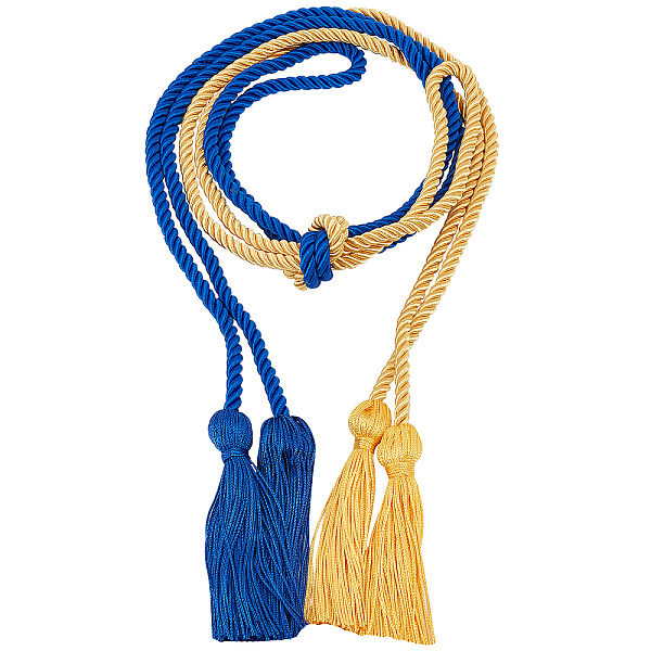 PandaHall Gorgecraft 2Pcs 2 Colors Polyester Graduation Honor Rope, with Tassel Pendant Decoration for Graduation Students, Mixed Color..., Multicolor
PandaHall Gorgecraft 2Pcs 2 Colors Polyester Graduation Honor Rope, with Tassel Pendant Decoration for Graduation Students, Mixed Color..., Multicolor