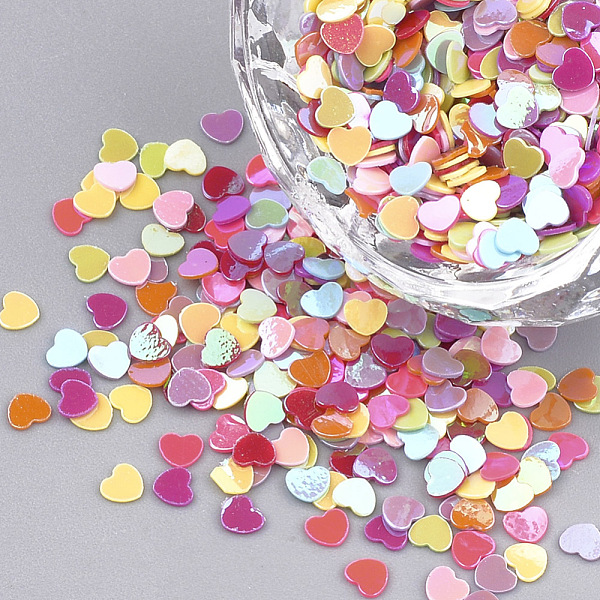 PandaHall Ornament Accessories, PVC Plastic Paillette/Sequins Beads, AB Color Plated, Heart, Mixed Color, 3x2.5x0.2mm, about 100000pcs/500g..., Multicolor
PandaHall Ornament Accessories, PVC Plastic Paillette/Sequins Beads, AB Color Plated, Heart, Mixed Color, 3x2.5x0.2mm, about 100000pcs/500g..., Multicolor