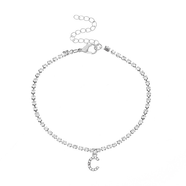 PandaHall Fashionable and Creative Rhinestone Anklet Bracelets, English Letter C Hip-hop Creative Beach Anklet for Women Alloy
PandaHall Fashionable and Creative Rhinestone Anklet Bracelets, English Letter C Hip-hop Creative Beach Anklet for Women Alloy