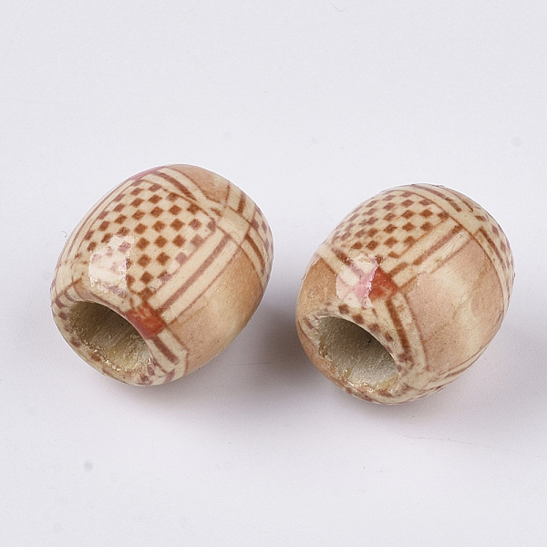 PandaHall Printed Natural Wood Large Hole Beads, Barrel, Lead Free, Navajo White, 16x14.5~16.5mm, Hole: 7.5mm Wood Barrel Orange
PandaHall Printed Natural Wood Large Hole Beads, Barrel, Lead Free, Navajo White, 16x14.5~16.5mm, Hole: 7.5mm Wood Barrel Orange