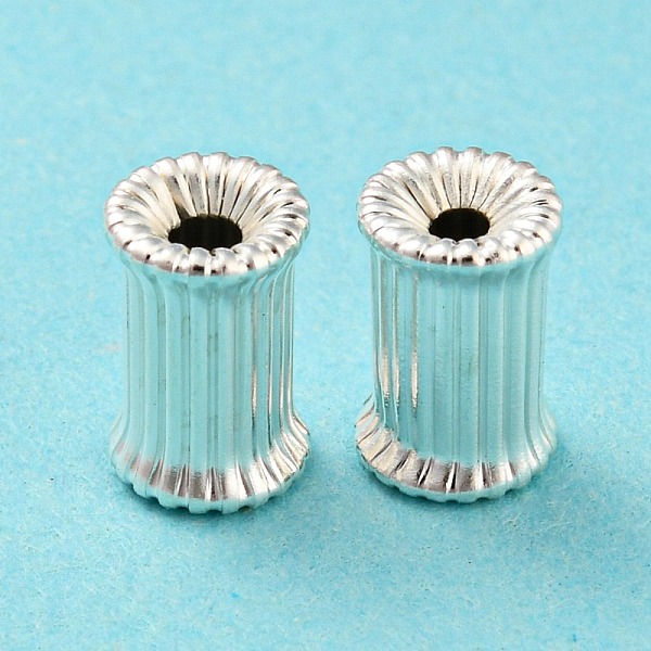 PandaHall Eco-friendly Brass Beads, Cadmium Free & Lead Free, Long-Lasting Plated, Corrugated Column, 925 Sterling Silver Plated, 8.5x5.5mm...
PandaHall Eco-friendly Brass Beads, Cadmium Free & Lead Free, Long-Lasting Plated, Corrugated Column, 925 Sterling Silver Plated, 8.5x5.5mm...