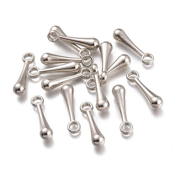 PandaHall CCB Plastic Pendants, Teardrop, Platinum, 27x6.5x6.5mm, Hole: 3.5mm Plastic Teardrop
PandaHall CCB Plastic Pendants, Teardrop, Platinum, 27x6.5x6.5mm, Hole: 3.5mm Plastic Teardrop