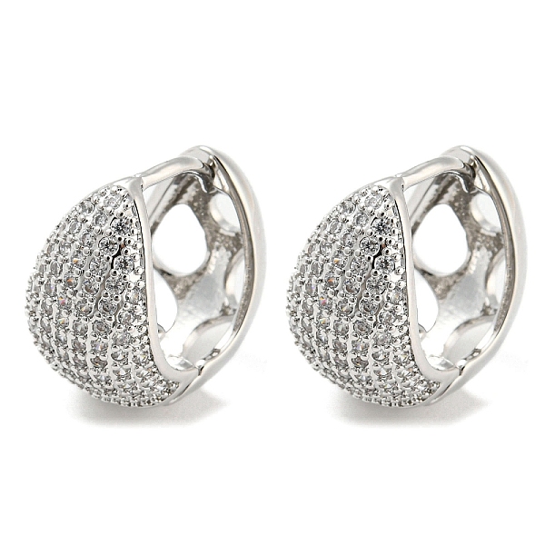 PandaHall Brass Micro Pave Clear Cubic Zirconia Thick Hoop Earrings, Long-Lasting Plated, Cadmium Free & Lead Free, Platinum, 18x19x12mm...
PandaHall Brass Micro Pave Clear Cubic Zirconia Thick Hoop Earrings, Long-Lasting Plated, Cadmium Free & Lead Free, Platinum, 18x19x12mm...