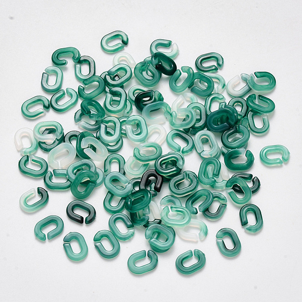 PandaHall Acrylic Linking Rings, Two Tone, Quick Link Connectors, For Cable Chains Making, Oval, Dark Cyan, 9x6.5x2mm, Inner Diameter: 5mm...
PandaHall Acrylic Linking Rings, Two Tone, Quick Link Connectors, For Cable Chains Making, Oval, Dark Cyan, 9x6.5x2mm, Inner Diameter: 5mm...