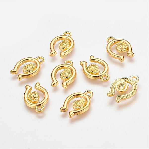 PandaHall Tibetan Style Alloy Pendants, Cadmium Free & Lead Free, Ladybug, Golden, 17x11.5x2mm, Hole: 2mm, about 1052pcs/1000g Alloy Ladybug
PandaHall Tibetan Style Alloy Pendants, Cadmium Free & Lead Free, Ladybug, Golden, 17x11.5x2mm, Hole: 2mm, about 1052pcs/1000g Alloy Ladybug