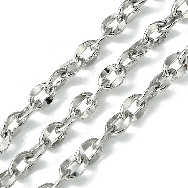 PandaHall 304 Stainless Steel Dapped Chains, Unwelded, with Spool, Stainless Steel Color, 9x6.5x1mm, about 32.81 Feet(10m)/Roll 304...
PandaHall 304 Stainless Steel Dapped Chains, Unwelded, with Spool, Stainless Steel Color, 9x6.5x1mm, about 32.81 Feet(10m)/Roll 304...