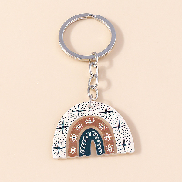 PandaHall Acrylic Rainbow Pendant Keychain, Iron Key Ring Keychain, Snow, 8cm Acrylic Rainbow White
PandaHall Acrylic Rainbow Pendant Keychain, Iron Key Ring Keychain, Snow, 8cm Acrylic Rainbow White