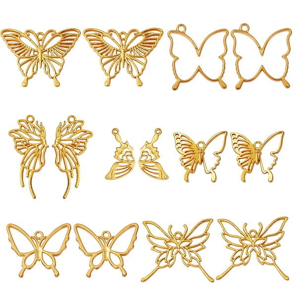 PandaHall 14Pcs 7 Styles Hollow Alloy Open Back Bezel Pendants, For DIY UV Resin, Epoxy Resin, Pressed Flower Jewelry, Cadmium Free & Lead...
PandaHall 14Pcs 7 Styles Hollow Alloy Open Back Bezel Pendants, For DIY UV Resin, Epoxy Resin, Pressed Flower Jewelry, Cadmium Free & Lead...