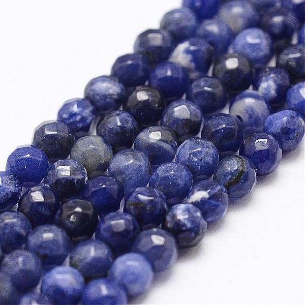 PandaHall Natural Sodalite Beads Strands, Grade A, Faceted, Round, 4mm, Hole: 1mm, about 90pcs/strand, 14.9 inch~15.1 inch Sodalite Round..., Blue
PandaHall Natural Sodalite Beads Strands, Grade A, Faceted, Round, 4mm, Hole: 1mm, about 90pcs/strand, 14.9 inch~15.1 inch Sodalite Round..., Blue