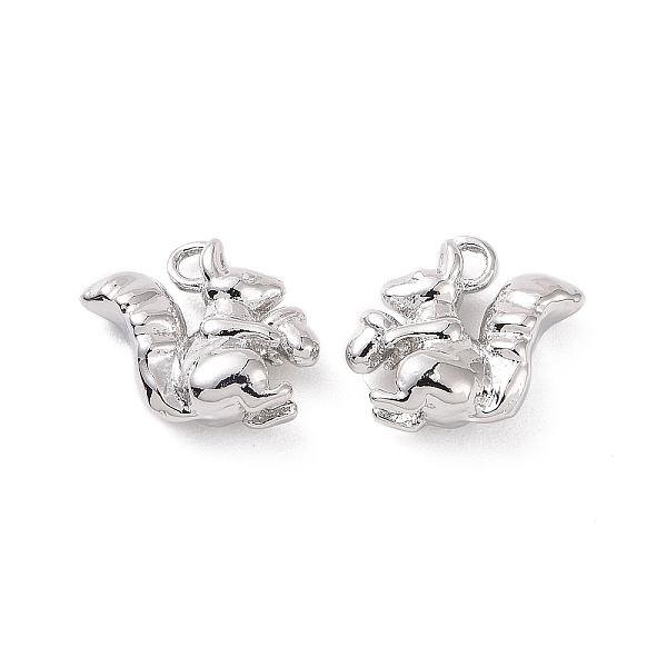 PandaHall Ion Plating(IP) Brass Pendants, Squirrel, Real Platinum Plated, 10x10x4mm, Hole: 1mm Brass Other Animal
PandaHall Ion Plating(IP) Brass Pendants, Squirrel, Real Platinum Plated, 10x10x4mm, Hole: 1mm Brass Other Animal