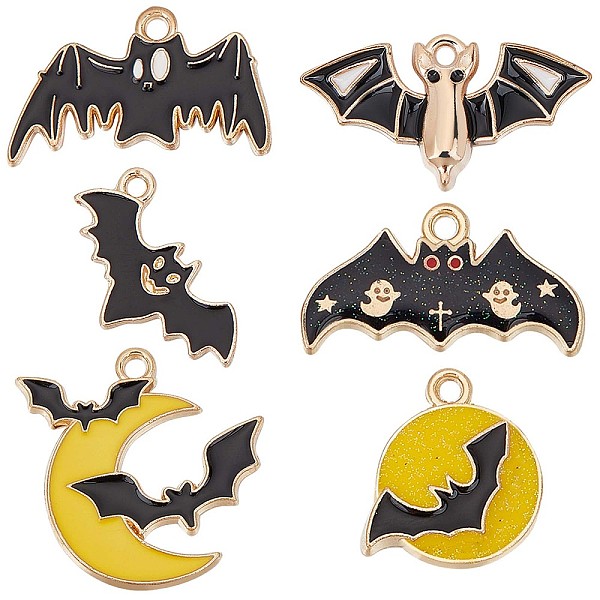 PandaHall SUNNYCLUE 1 Box 36Pcs 6 Style Bat Charm Bulk Halloween Themed Charm Vampire Charms Spooky Flittermouse Fly Animal Charm for..., Multicolor
PandaHall SUNNYCLUE 1 Box 36Pcs 6 Style Bat Charm Bulk Halloween Themed Charm Vampire Charms Spooky Flittermouse Fly Animal Charm for..., Multicolor