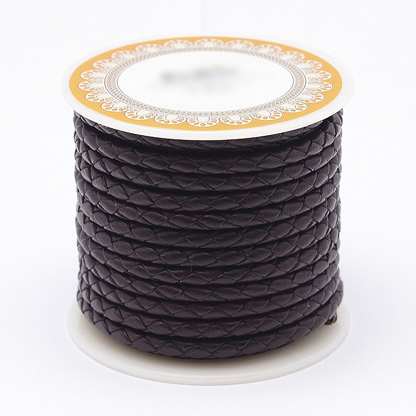 PandaHall Braided Cowhide Leather Cord, Leather Rope String for Bracelets, Coffee, 3mm, about 8.74 yards(8m)/roll Leather Round Brown
PandaHall Braided Cowhide Leather Cord, Leather Rope String for Bracelets, Coffee, 3mm, about 8.74 yards(8m)/roll Leather Round Brown
