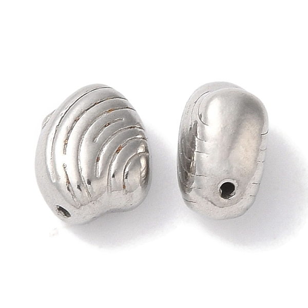 PandaHall 304 Stainless Steel Beads, Shell Shape, Stainless Steel Color, 7x8x5mm, Hole: 1mm 304 Stainless Steel Shell Shape
PandaHall 304 Stainless Steel Beads, Shell Shape, Stainless Steel Color, 7x8x5mm, Hole: 1mm 304 Stainless Steel Shell Shape