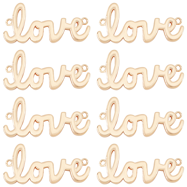 PandaHall BENECREAT 12Pcs Brass Connector Charms, Nickel Free, Word Love Links, Real 18K Gold Plated, 25x11.5x2mm, Hole: 0.5mm Brass Word
PandaHall BENECREAT 12Pcs Brass Connector Charms, Nickel Free, Word Love Links, Real 18K Gold Plated, 25x11.5x2mm, Hole: 0.5mm Brass Word