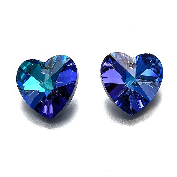 PandaHall Romantic Valentines Ideas Glass Charms, Faceted Heart Pendants, Blue, 18x18x10mm, Hole: 1mm Glass Heart Blue
PandaHall Romantic Valentines Ideas Glass Charms, Faceted Heart Pendants, Blue, 18x18x10mm, Hole: 1mm Glass Heart Blue