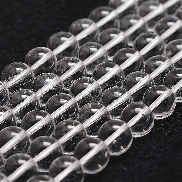 PandaHall Natural Quartz Crystal Beads Strands, Rock Crystal Beads, Round, Grade A, Clear, 10mm, Hole: 1mm, about 37pcs/strand, 14.9...
PandaHall Natural Quartz Crystal Beads Strands, Rock Crystal Beads, Round, Grade A, Clear, 10mm, Hole: 1mm, about 37pcs/strand, 14.9...