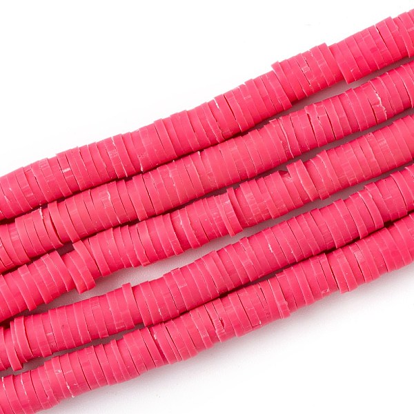 PandaHall Handmade Polymer Clay Beads Strands, for DIY Jewelry Crafts Supplies, Heishi Beads, Disc/Flat Round, Pale Violet Red, 6x0.5~1mm...
PandaHall Handmade Polymer Clay Beads Strands, for DIY Jewelry Crafts Supplies, Heishi Beads, Disc/Flat Round, Pale Violet Red, 6x0.5~1mm...