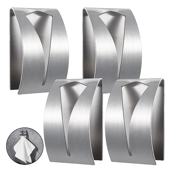 PandaHall 430 Stainless Steel Self Adhesive Hook Hangers for Towel, Stainless Steel Color, 78x50x25mm, Inner Diameter: 67.5x2.5~29.5mm...
PandaHall 430 Stainless Steel Self Adhesive Hook Hangers for Towel, Stainless Steel Color, 78x50x25mm, Inner Diameter: 67.5x2.5~29.5mm...