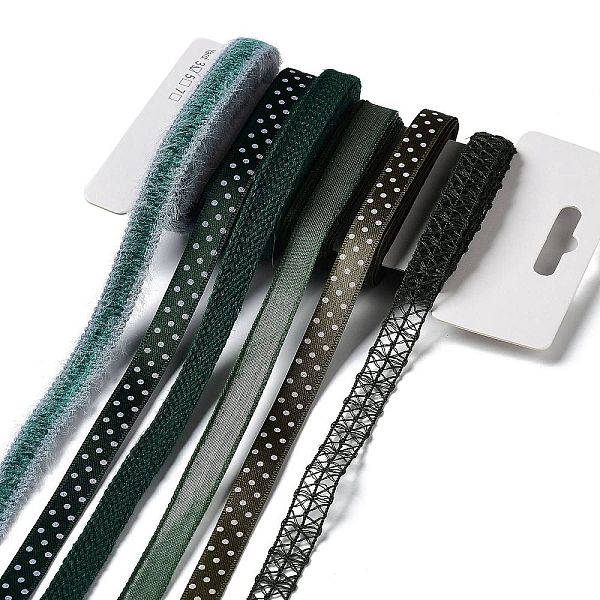 PandaHall 18 Yards 6 Styles Polyester Ribbon, for DIY Handmade Craft, Hair Bowknots and Gift Decoration, Gray Color Palette, Dark Green..., Multicolor
PandaHall 18 Yards 6 Styles Polyester Ribbon, for DIY Handmade Craft, Hair Bowknots and Gift Decoration, Gray Color Palette, Dark Green..., Multicolor