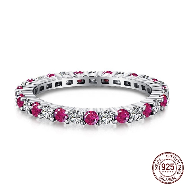 PandaHall Rhodium Plated 925 Sterling Silver Finger Rings, Stackable Ring, with Cubic Zirconia for Women, Bohemian Style Eternity Ring..., Pink
PandaHall Rhodium Plated 925 Sterling Silver Finger Rings, Stackable Ring, with Cubic Zirconia for Women, Bohemian Style Eternity Ring..., Pink