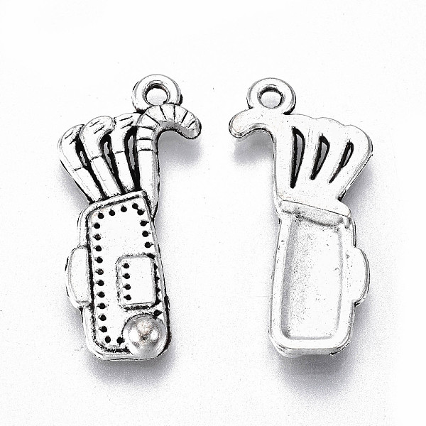PandaHall Tibetan Style Alloy Pendants, Lead Free & Cadmium Free, Golf Equipment, Antique Silver, 24.5x12x2.5mm, Hole: 1.4mm, about...
PandaHall Tibetan Style Alloy Pendants, Lead Free & Cadmium Free, Golf Equipment, Antique Silver, 24.5x12x2.5mm, Hole: 1.4mm, about...
