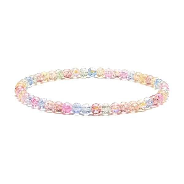 PandaHall 4mm Sparkling Crackle Glass Round Beads Stretch Bracelet, Dainty Bracelet for Teen Girl Women, Colorful, Inner Diameter: 2-1/8...
PandaHall 4mm Sparkling Crackle Glass Round Beads Stretch Bracelet, Dainty Bracelet for Teen Girl Women, Colorful, Inner Diameter: 2-1/8...