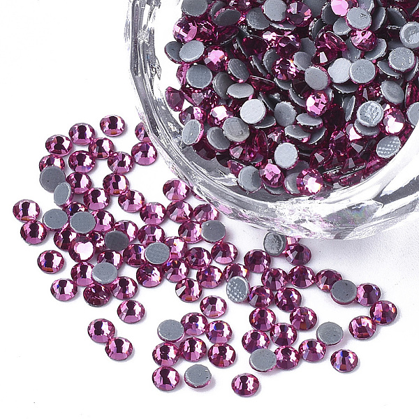 PandaHall Hotfix Rhinestone, Glass Rhinestone Flat Back Cabochons, Half Round, Fuchsia, SS16, 3.8~4x1.5mm Glass Rhinestone Half Round Purple
PandaHall Hotfix Rhinestone, Glass Rhinestone Flat Back Cabochons, Half Round, Fuchsia, SS16, 3.8~4x1.5mm Glass Rhinestone Half Round Purple