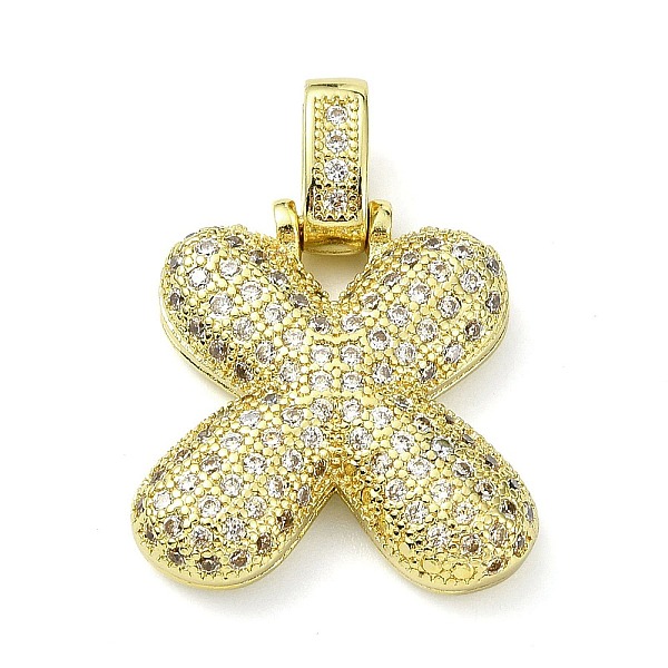 PandaHall Brass Micro Pave Clear Cubic Zirconia Pendants, Real 18K Gold Plated, Letter X, 28.5mm, Hole: 4.8x3.5mm, Pendant: 22.5x21x5.5mm...
PandaHall Brass Micro Pave Clear Cubic Zirconia Pendants, Real 18K Gold Plated, Letter X, 28.5mm, Hole: 4.8x3.5mm, Pendant: 22.5x21x5.5mm...