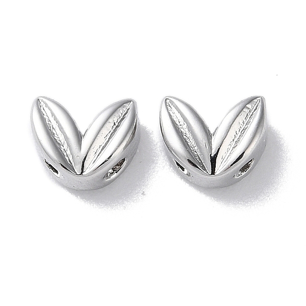 PandaHall Brass Beads, Leaf, Real Platinum Plated, 5x6x3mm, Hole: 0.9mm Brass Leaf
PandaHall Brass Beads, Leaf, Real Platinum Plated, 5x6x3mm, Hole: 0.9mm Brass Leaf