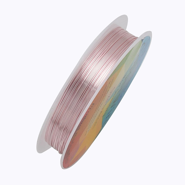 PandaHall Round Copper Jewelry Wire, Pink, 26 Gauge, 0.4mm, about 39.37 Feet(12m)/roll Copper Round Pink
PandaHall Round Copper Jewelry Wire, Pink, 26 Gauge, 0.4mm, about 39.37 Feet(12m)/roll Copper Round Pink