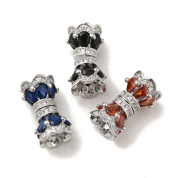 PandaHall Rack Plating Brass Cubic Zirconia Glass Pendants, Mixed Color, Column, Platinum, 15x9x9mm, Hole: 3.5mm Brass+Cubic Zirconia Column..., Multicolor
PandaHall Rack Plating Brass Cubic Zirconia Glass Pendants, Mixed Color, Column, Platinum, 15x9x9mm, Hole: 3.5mm Brass+Cubic Zirconia Column..., Multicolor