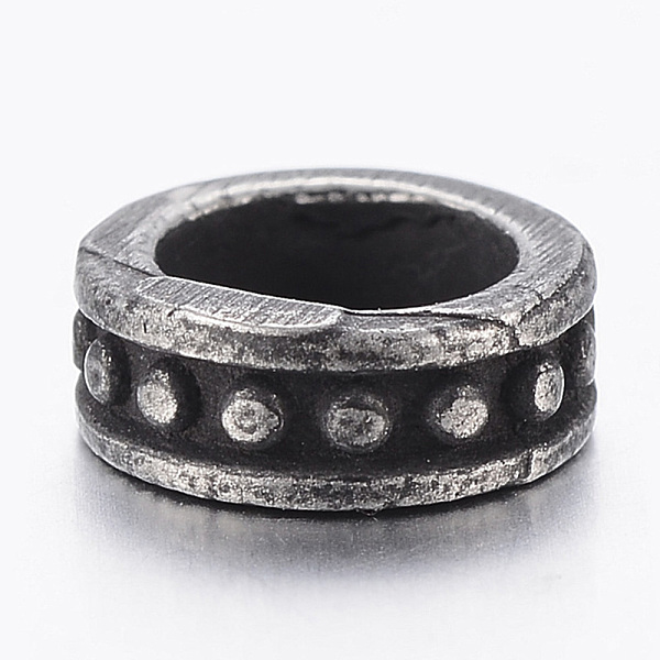 PandaHall 316 Surgical Stainless Steel Beads, Ring, Gunmetal, 8.5x3mm, Hole: 5.5mm 316 Surgical Stainless Steel Ring
PandaHall 316 Surgical Stainless Steel Beads, Ring, Gunmetal, 8.5x3mm, Hole: 5.5mm 316 Surgical Stainless Steel Ring