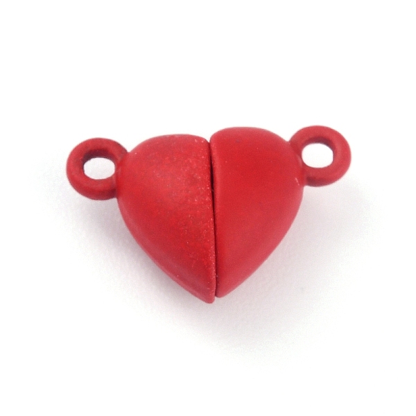 PandaHall Alloy Magnetic Clasps, Heart, Red, 15x9.5x6mm, Hole: 1.5mm Alloy Heart Red
PandaHall Alloy Magnetic Clasps, Heart, Red, 15x9.5x6mm, Hole: 1.5mm Alloy Heart Red