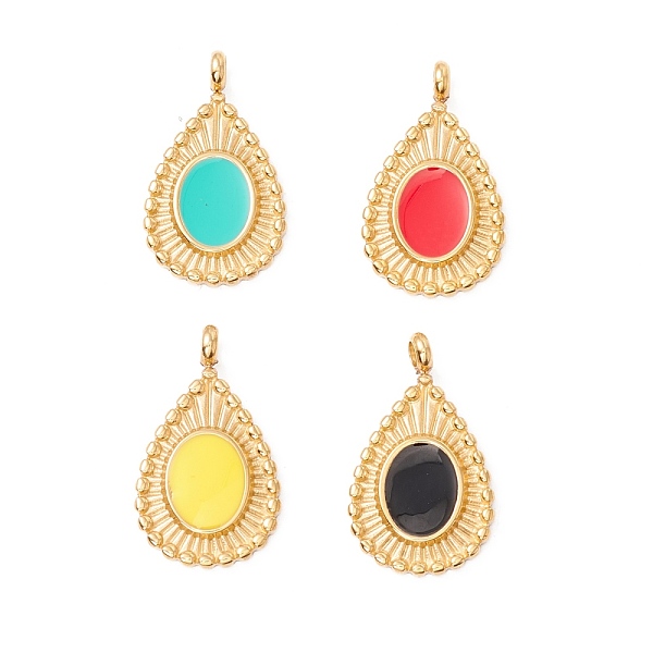 PandaHall Vacuum Plating 304 Stainless Steel Enamel Pendants, Light Gold, Teardrop, Mixed Color, 22.5x13x4mm, Hole: 2.4mm Stainless..., Multicolor
PandaHall Vacuum Plating 304 Stainless Steel Enamel Pendants, Light Gold, Teardrop, Mixed Color, 22.5x13x4mm, Hole: 2.4mm Stainless..., Multicolor