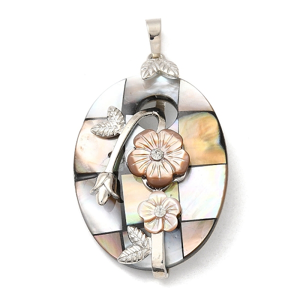 PandaHall Natural Sea Shell Pendants, Oval Natural Dyed White Shell Charms with Brass Rhinestone Findings, Platinum, 48x31x10mm, Hole: 8x5mm...
PandaHall Natural Sea Shell Pendants, Oval Natural Dyed White Shell Charms with Brass Rhinestone Findings, Platinum, 48x31x10mm, Hole: 8x5mm...