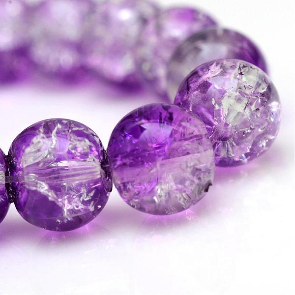 PandaHall Baking Painted Crackle Glass Bead Strands, Round, Dark Violet, 4mm, Hole: 1.1~1.3mm, about 200pcs/strand, 31.4 inch Glass Round..., Purple
PandaHall Baking Painted Crackle Glass Bead Strands, Round, Dark Violet, 4mm, Hole: 1.1~1.3mm, about 200pcs/strand, 31.4 inch Glass Round..., Purple