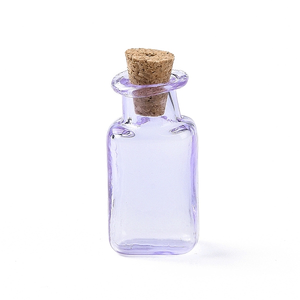 PandaHall Rectangle Miniature Glass Bottles, with Cork Stoppers, Empty Wishing Bottles, for Dollhouse Accessories, Jewelry Making, Lilac..., Purple
PandaHall Rectangle Miniature Glass Bottles, with Cork Stoppers, Empty Wishing Bottles, for Dollhouse Accessories, Jewelry Making, Lilac..., Purple