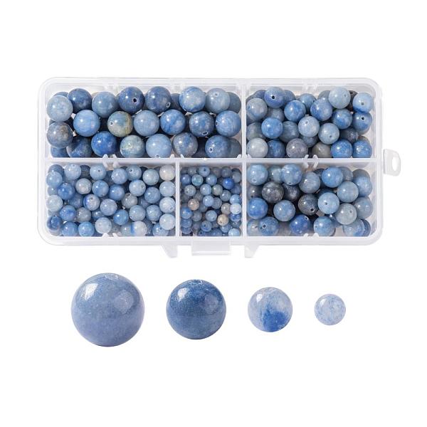 PandaHall 340Pcs 4 Sizes Natural Blue Aventurine Beads, Round, 4mm/6mm/8mm/10mm, Hole: 0.6~1mm Blue Aventurine Round
PandaHall 340Pcs 4 Sizes Natural Blue Aventurine Beads, Round, 4mm/6mm/8mm/10mm, Hole: 0.6~1mm Blue Aventurine Round