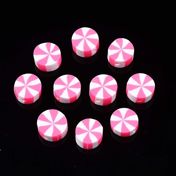 PandaHall Handmade Polymer Clay Beads, Flat Round, Hot Pink, 9~10x4mm, Hole: 1.6mm Polymer Clay Flat Round
PandaHall Handmade Polymer Clay Beads, Flat Round, Hot Pink, 9~10x4mm, Hole: 1.6mm Polymer Clay Flat Round