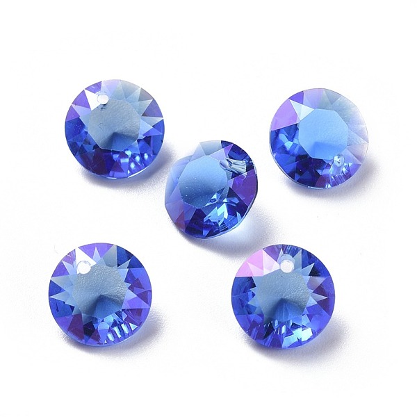 PandaHall Glass Rhinestone Charms, Faceted, Flat Round, Sapphire, 10x5.3mm, Hole: 1.2mm Glass Flat Round Blue
PandaHall Glass Rhinestone Charms, Faceted, Flat Round, Sapphire, 10x5.3mm, Hole: 1.2mm Glass Flat Round Blue