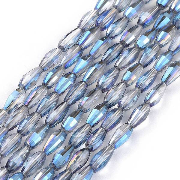 PandaHall Electroplated Glass Beads Strands, Full Rainbow Plated, Rice Shape, Cornflower Blue, 8.5x4mm, Hole: 1mm, about 72pcs/Strand...
PandaHall Electroplated Glass Beads Strands, Full Rainbow Plated, Rice Shape, Cornflower Blue, 8.5x4mm, Hole: 1mm, about 72pcs/Strand...