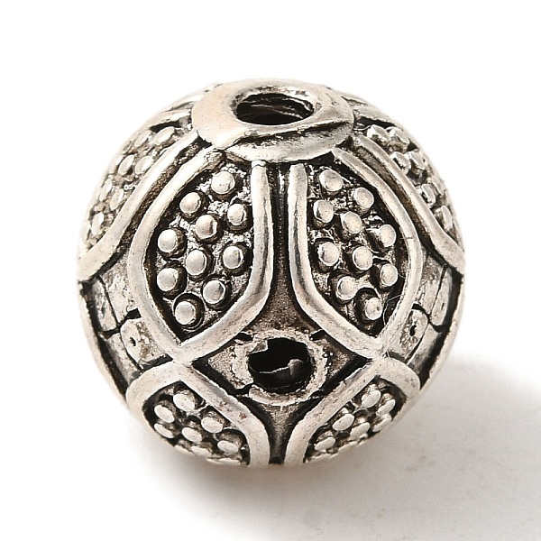 PandaHall Tibetan Style Alloy Beads, Cadmium Free & Lead Free, Round, Antique Silver, 15x15.5x15mm, Hole: 2.2mm & 2.7mm Alloy Round
PandaHall Tibetan Style Alloy Beads, Cadmium Free & Lead Free, Round, Antique Silver, 15x15.5x15mm, Hole: 2.2mm & 2.7mm Alloy Round