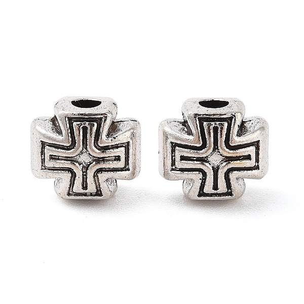 PandaHall Tibetan Style Alloy Beads, Cadmium Free & Lead Free, Cross, Antique Silver, 9.5x11x7.4mm, Hole: 2.7mm, about 403pcs/1000g Alloy...
PandaHall Tibetan Style Alloy Beads, Cadmium Free & Lead Free, Cross, Antique Silver, 9.5x11x7.4mm, Hole: 2.7mm, about 403pcs/1000g Alloy...