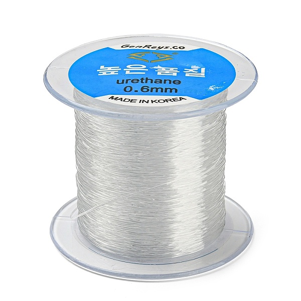 PandaHall Korean Elastic Crystal Thread, Clear, 0.6mm, about 174.97 yards(160m)/roll TPU Round Clear
PandaHall Korean Elastic Crystal Thread, Clear, 0.6mm, about 174.97 yards(160m)/roll TPU Round Clear