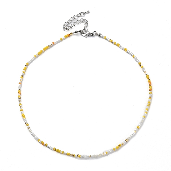 PandaHall Glass Beaded Necklace, with Alloy Clasps, Yellow, 16.10 inch(40.9cm) Glass Round Yellow
PandaHall Glass Beaded Necklace, with Alloy Clasps, Yellow, 16.10 inch(40.9cm) Glass Round Yellow