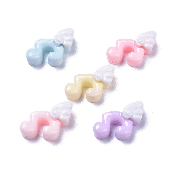 PandaHall Opaque Cute Resin Decoden Cabochons, Mixed Color, Musical Note with Wing, 10x12.5x5mm Resin Musical Note Multicolor
PandaHall Opaque Cute Resin Decoden Cabochons, Mixed Color, Musical Note with Wing, 10x12.5x5mm Resin Musical Note Multicolor