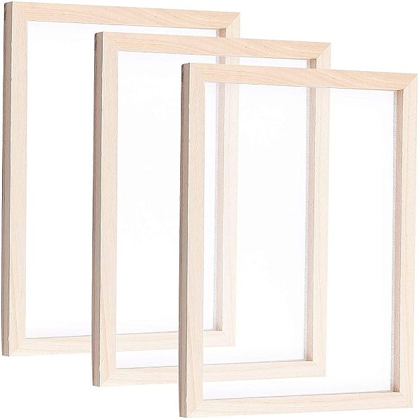 PandaHall SUPERFINDINGS 3Pcs 34x25x1.2cm Rectangle Burly Wood Paper Making Mould Frame Screen Tools Deckle Screen Printing Frame for DIY..., Orange
PandaHall SUPERFINDINGS 3Pcs 34x25x1.2cm Rectangle Burly Wood Paper Making Mould Frame Screen Tools Deckle Screen Printing Frame for DIY..., Orange
