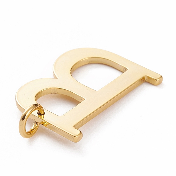 PandaHall Golden Brass Pendants, Long-Lasting Plated, Letter, Letter.B, 27x21x1.5mm, Hole: 3.5mm Brass Letter B
PandaHall Golden Brass Pendants, Long-Lasting Plated, Letter, Letter.B, 27x21x1.5mm, Hole: 3.5mm Brass Letter B