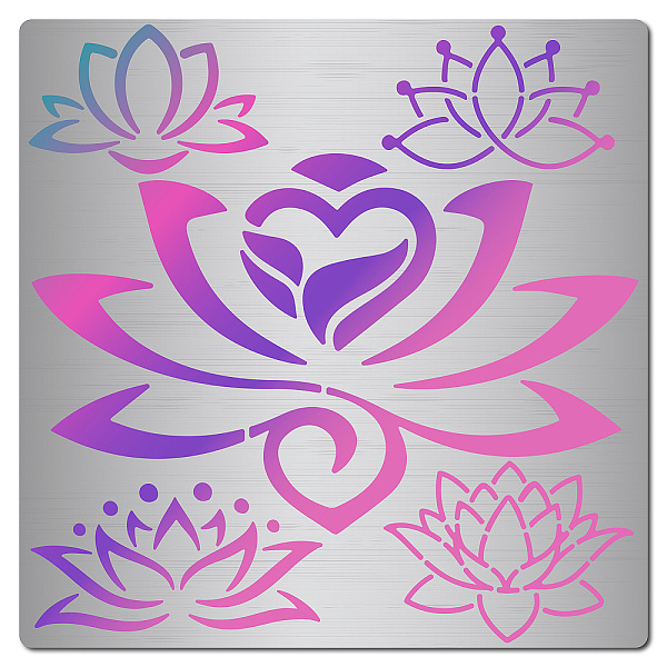 PandaHall GORGECRAFT 6.3 Inch Lotus Metal Stencil Reusable Flower Yoga Templates Stainless Steel Floral Painting Journal Tool for Painting...
PandaHall GORGECRAFT 6.3 Inch Lotus Metal Stencil Reusable Flower Yoga Templates Stainless Steel Floral Painting Journal Tool for Painting...